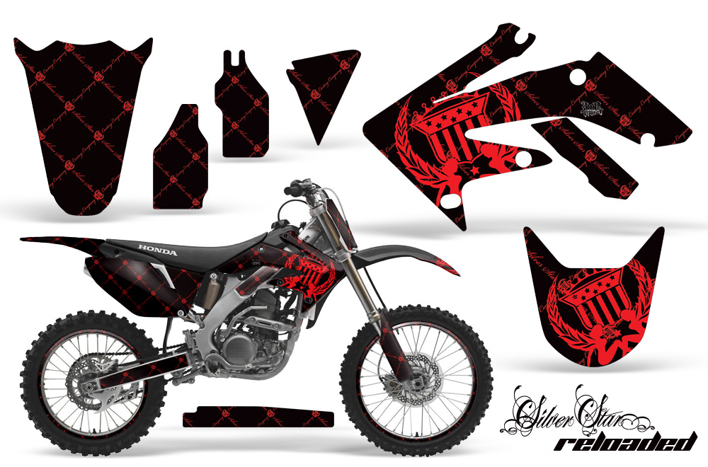Honda CRF250R 04-09 Graphics Kit SSR RB NPs
